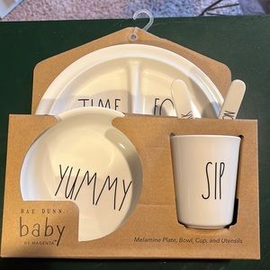 ❌SOLD❌Rae Dunn baby 5 piece gift set